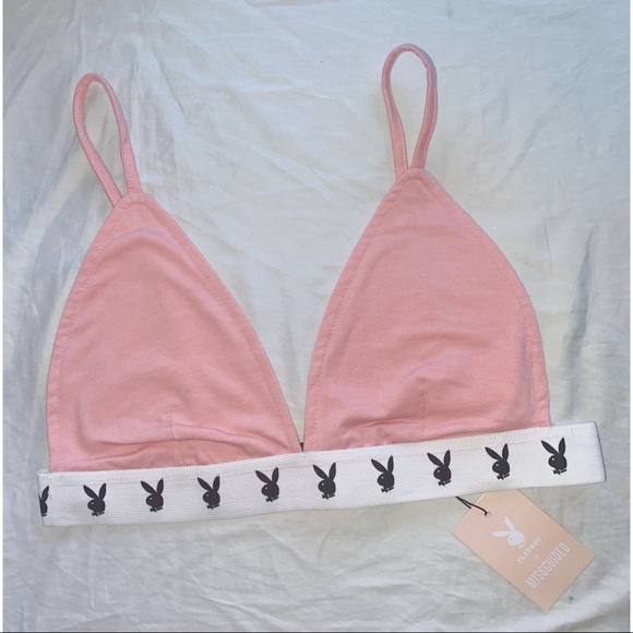 Pink Triangle Bra - Playboy x Missguided - Picture 4 of 4